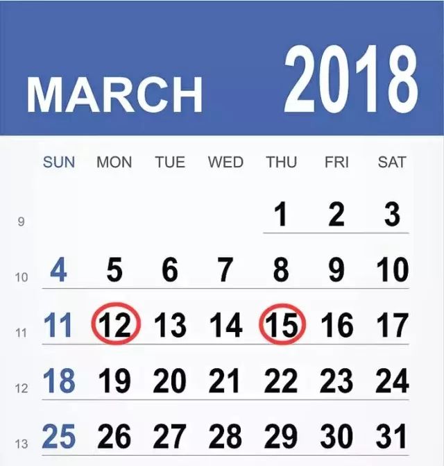 3月申报期 3月申报期