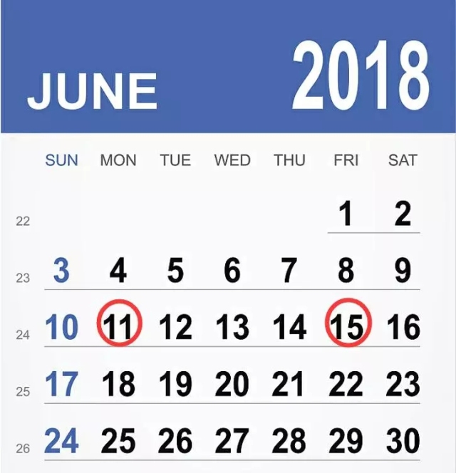 6月申报期 6月申报期